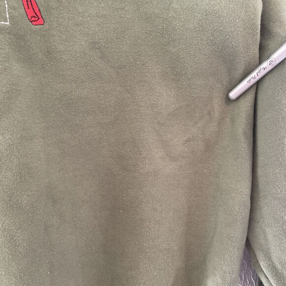 Taylor Swift All Too Well Green Crew Neck Sweatshirt Red Scarf‎ Taylor’s Ver. S - Picture 6 of 8